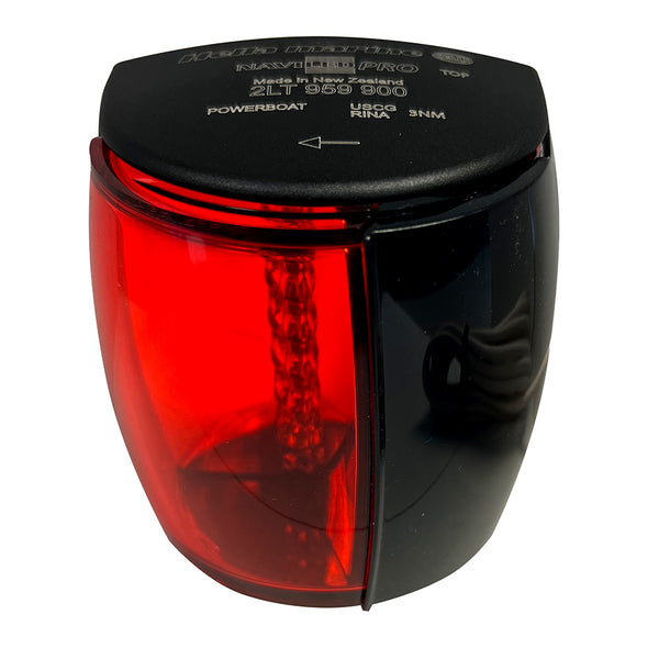 Hella Marine NaviLED PRO Port Navigation Lamp - Black - 3NM [017460101] - Image 1
