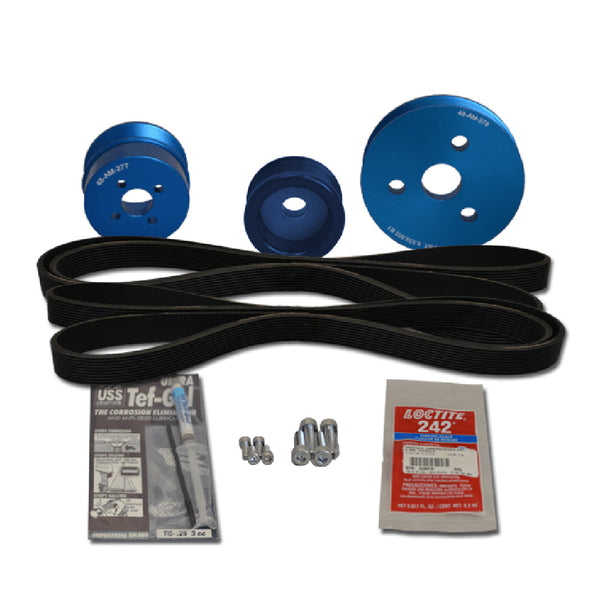 Balmar Pulley Kit f/Volvo D2-55, A, B, C, D, E, F [48-VSP-D2-A] - Image 1