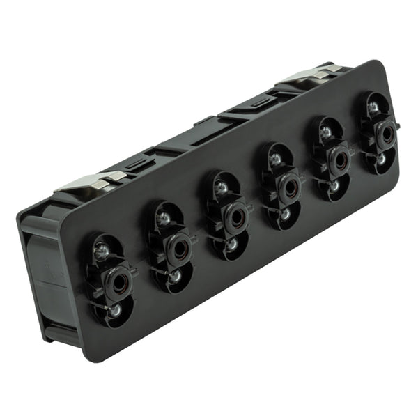 Maretron VMM6 Contura Series Digital Switch Module, 6 Rocker - No Actuators w/Right Switch 3-Position  Blue LEDs [A3801-6] - Image 1