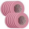 FrogTape CP 325 Medium-High Adhesion Masking Tape - 18MM x 55M x 12-Pack - Pink - Rated f/325F [106025]