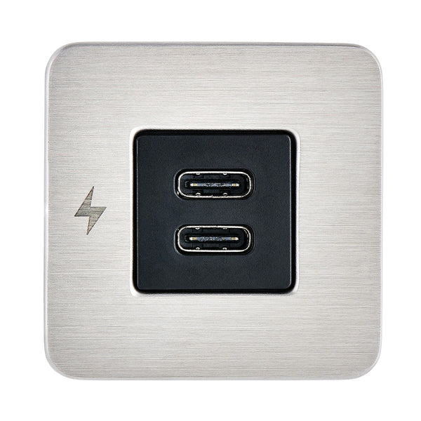 Scanstrut TILE USB-C Interior Charging Socket - 12/24V - Stainless Steel Bezel [SC-TILE-21] - Image 2