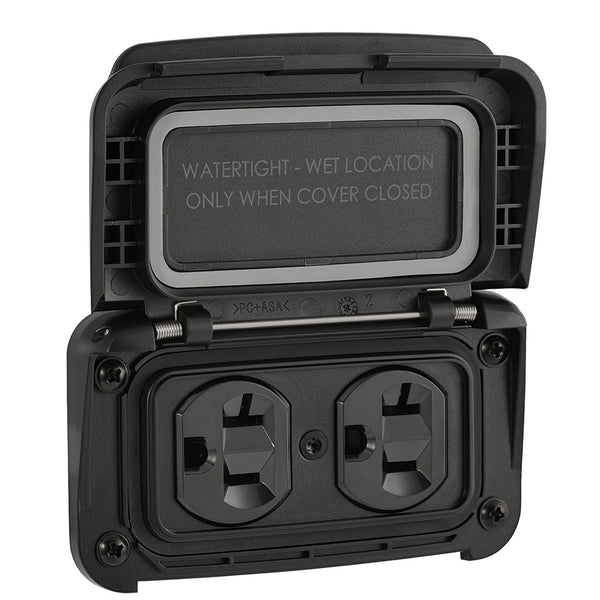 Scanstrut Ventura Series Dual AC Outlet - 125V - 20A [SC-V-P1] - Image 1