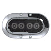 OceanLED X-Series X4 Colours w/Stainless Steel Bezel [012312C-SS]