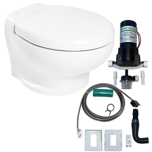 Thetford Nano Eco Compact Toilet Raw Water Kit w/Inlet Pump - 12V [T-NANO12PW/E/NA-RWKIT] - Image 1