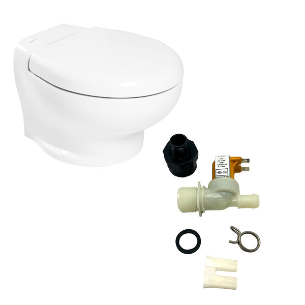 Thetford Nano Touch Compact Toilet Freshwater Kit - 24V [T-NAN024PW/TSFT/NA-FWKIT] - Image 1