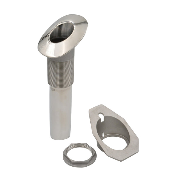 C.E. Smith Screwless Flush Mount Rod Holder - 30 Degree - Black Liner - No Logo [53678] - Image 1