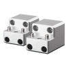 PTM Watersports Board Rack Mount - 4 Bolt - Silver - Pair [P13168-1400TEBCL]