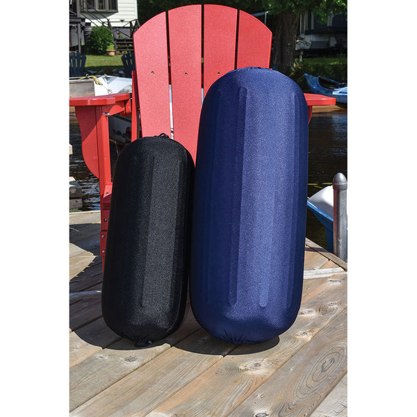 Dock Edge Reversible Fender Cover - Black/Blue - X-Large [DE965269F] - Image 3