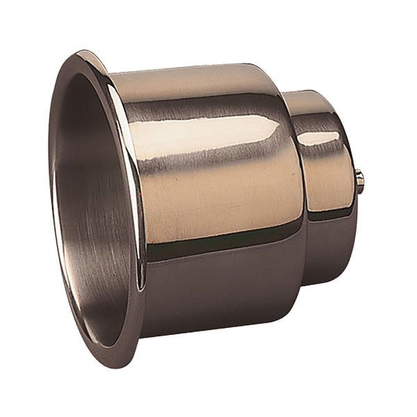 Sea-Dog Flush Mount Combo Drink Holder w/Drain Fitting - Stamped 304 Stainless Steel [588065] - Image 1