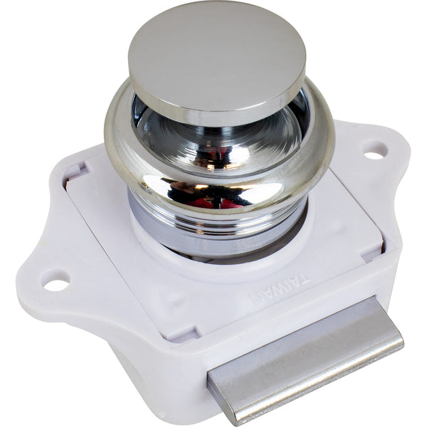 Sea-Dog Push Button Rim Latch - Chrome Plated Brass [224300-1] - Image 1
