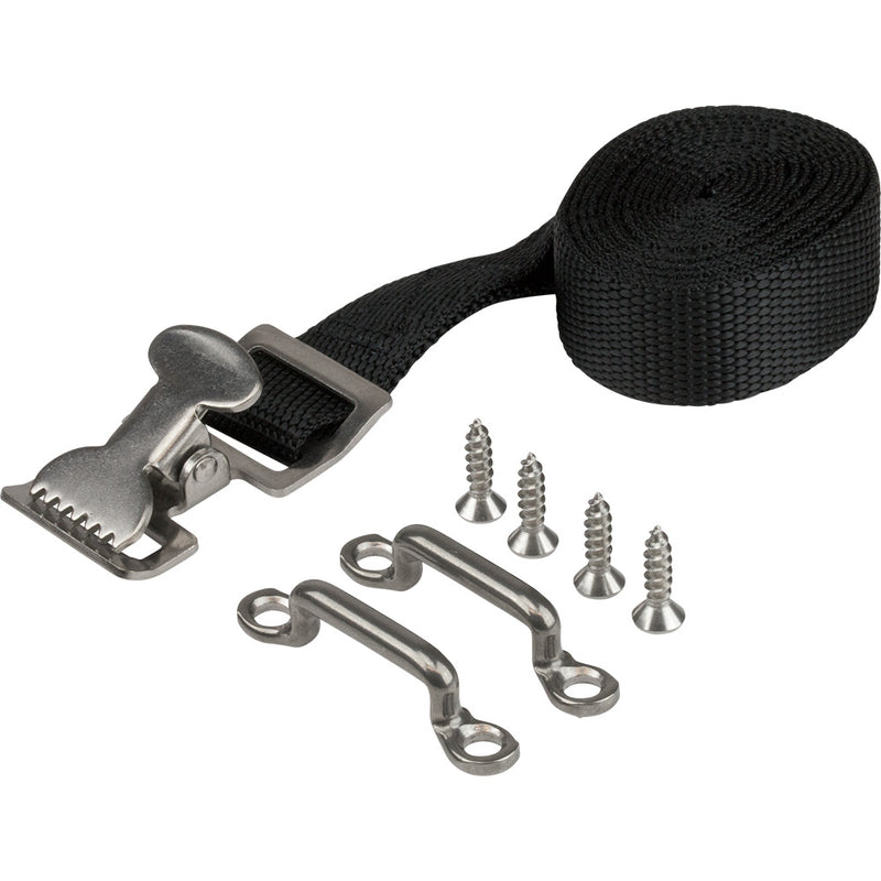 Sea-Dog Gas Tank Strap - Nylon Webbing/304 Stainless Steel - 72