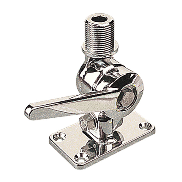 Sea-Dog Adjustable Antenna Base - Die Cast Zinc Chrome Plated [329300-1] - Image 1