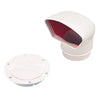 Sea-Dog Low Profile Cowl Vent/Snap-On Deck Plate - Dip Molded PVC [727130-3]