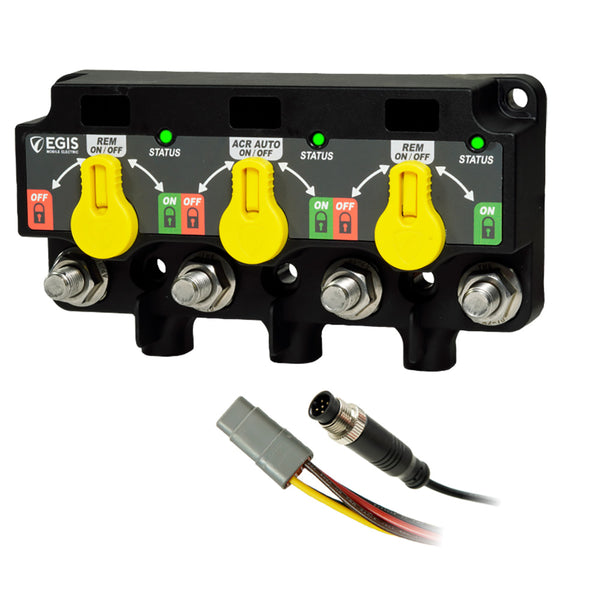 Egis Triple XD - NMEA 2000 - Relay/ACR/Relay w/Knobs - 12 Position DT [9831-2535] - Image 1