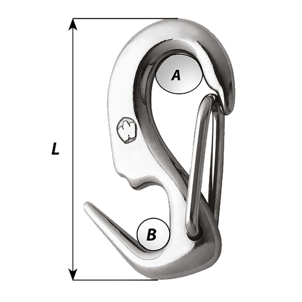 Wichard 5/16 Stainless Steel Sail Snap + [2490W] - Image 2