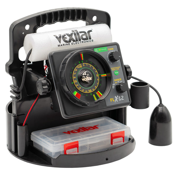 Vexilar FLX-12 Pro Pack II Fishing System w/12 Degree Ice Ducer [PPX1212] - Image 3
