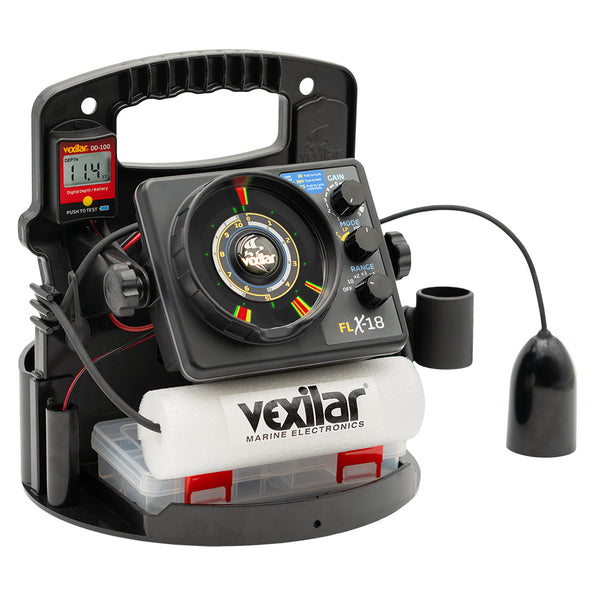Vexilar FLX-18 Pro Pack II Fishing System w/12 Degree Ice-Ducer  DD-100 [PPX1812] - Image 2