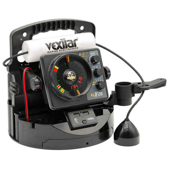 Vexilar FLX-28 Pro Pack Elite Fishing System w/Pro View Ice-Ducer  Vexilar Lithium Battery [PPEL28PV] - Image 2
