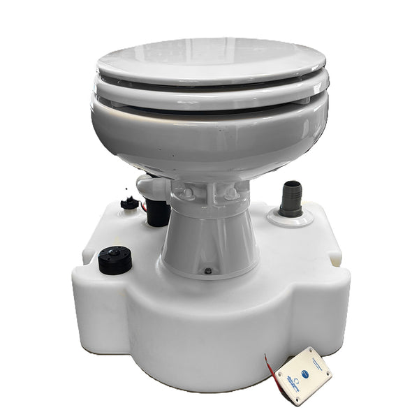 Albin Group Voyager Electric Compact Toilet System w/Tank - 12V [07-06-016] - Image 1