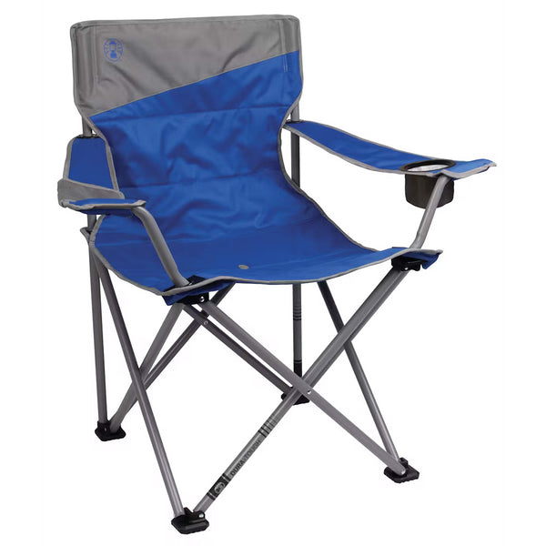Coleman Big  Tall Quad Camping Chair - Blue [2000035476] - Image 1