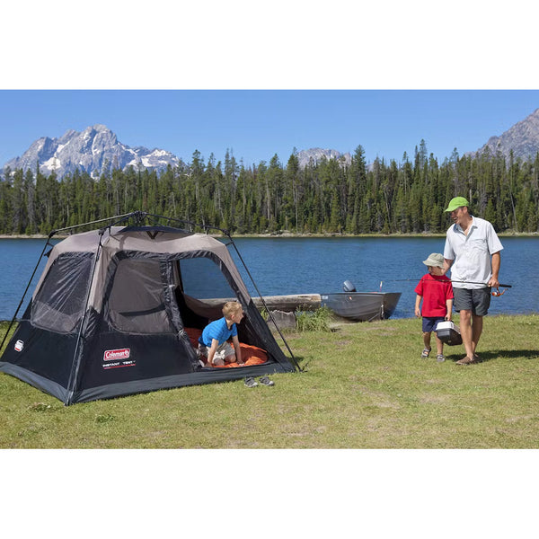 Coleman 4-Person Cabin Camping Tent w/Instant Setup - Black [2206916] - Image 3