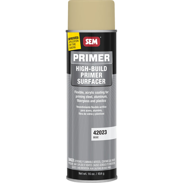 SEM High-Build Primer Surfacer - 20oz Aerosol Can - Beige [42023] - Image 1