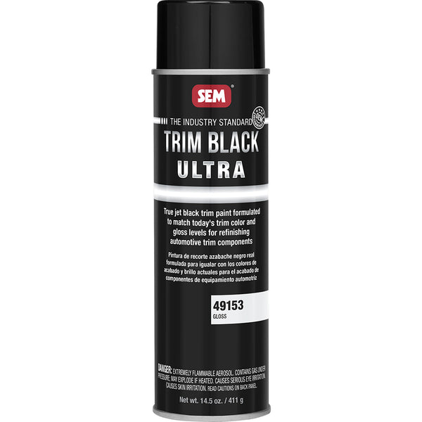 SEM Trim Black Ultra - 20oz Aerosol Can - Gloss Finish [49153] - Image 1