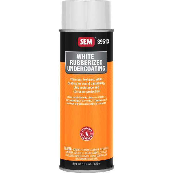 SEM Rubberized Undercoating - 24oz Aerosol Can - White [39513] - Image 1