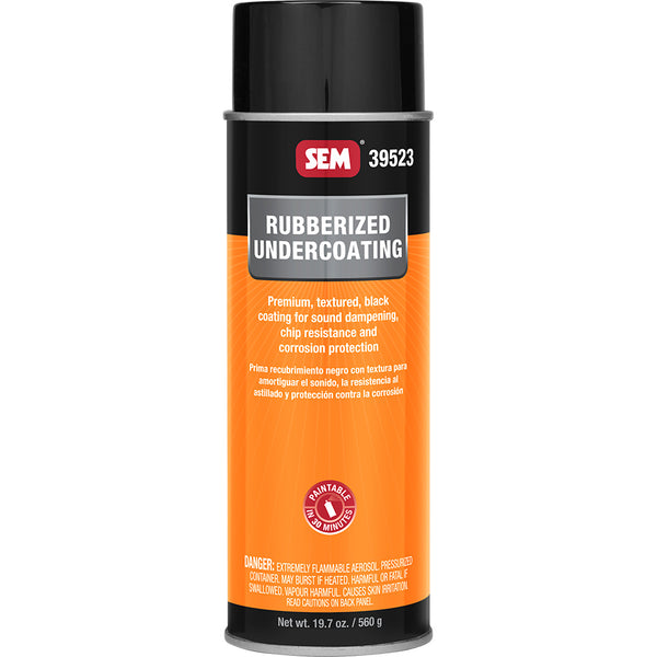 SEM Rubberized Undercoating - 24oz Aerosol Can - Black [39523] - Image 1