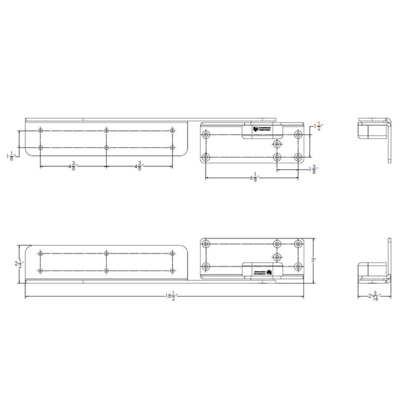 TACO Command Ratchet Hinge - 18-1/2