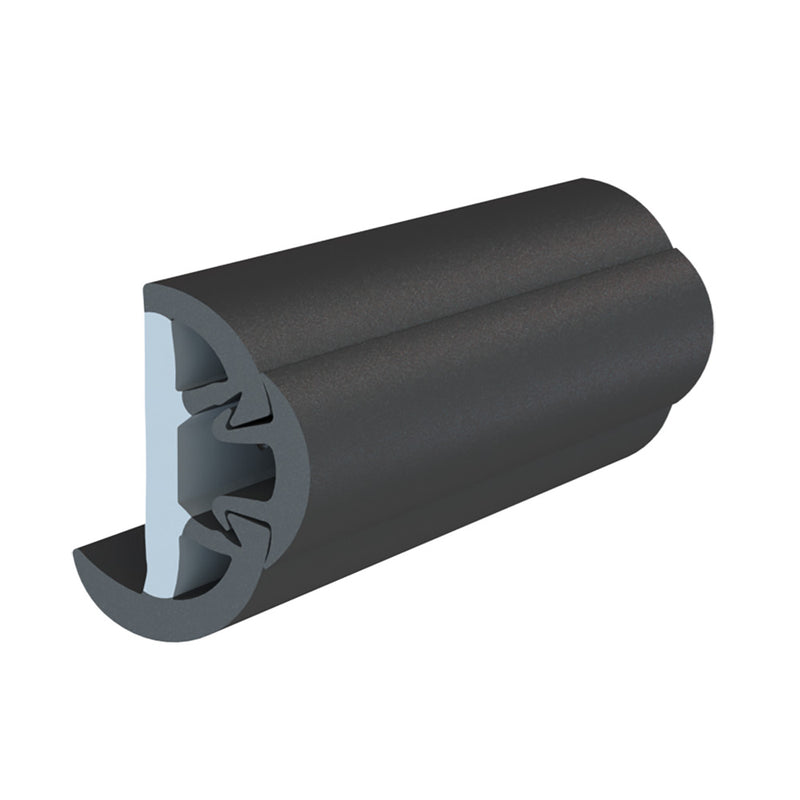 TACO SuproFlex Rub Rail Kit w/Flex Vinyl Overlay Insert - 1-5/8
