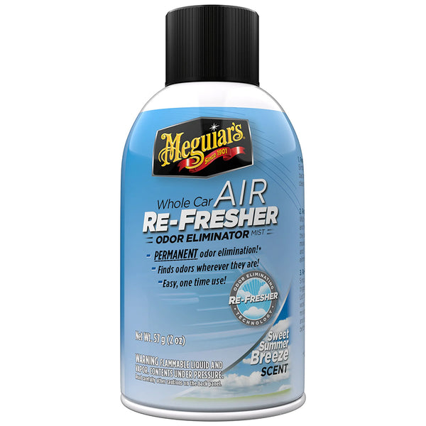 Meguiar's Whole Car Air Refresher Odor Eliminator - Summer Breeze Scent [G16602] - Image 1