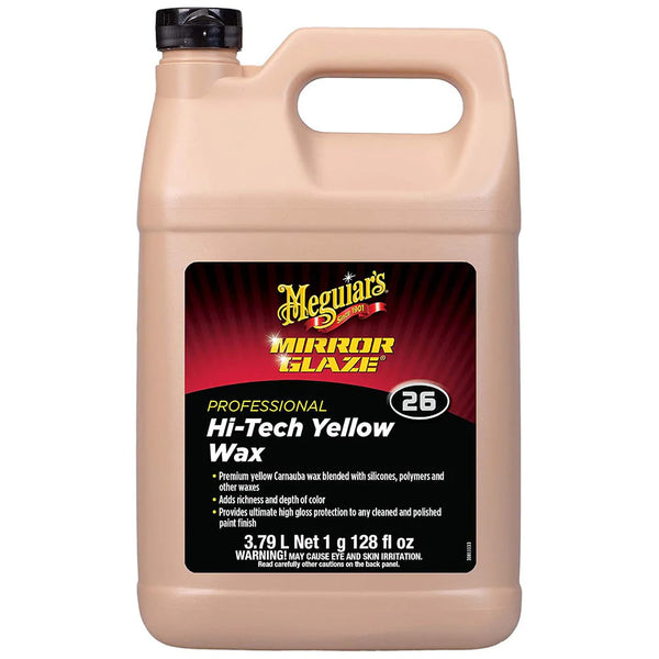 Meguiar's Professional Hi-Tech Yellow Liquid Wax - 1 Gallon [M2601] - Image 1