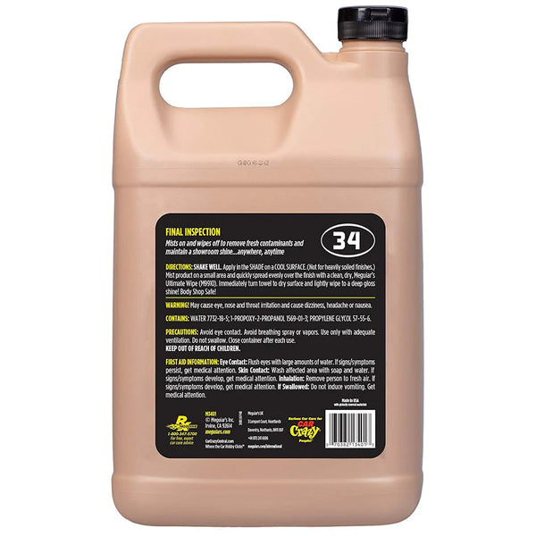 Meguiar's Professional Final Inspection Wipe-Off Detailer - 1 Gallon [M3401] - Image 2
