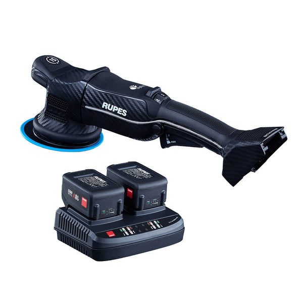 RUPES Random Orbital Polisher Bigfoot HLR15 iBrid Tool Plus Charger  2-Batteries [HLR15/CB2/STD] - Image 1