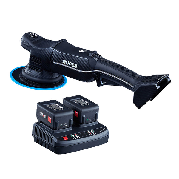 RUPES Random Orbital Polisher Bigfoot HLR21 iBrid Tool Plus Charger  2-Batteries [HLR21/CB2/STD] - Image 1