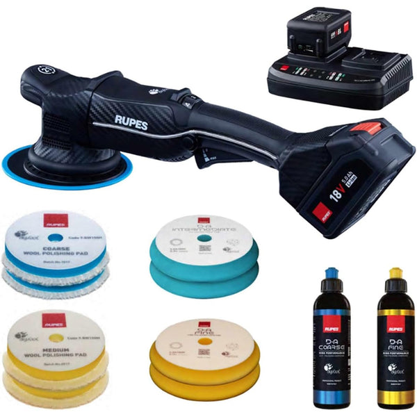 RUPES Random Orbital Polisher Bigfoot HLR21 iBrid Basic Kit [HLR21/CB2/BAS] - Image 1