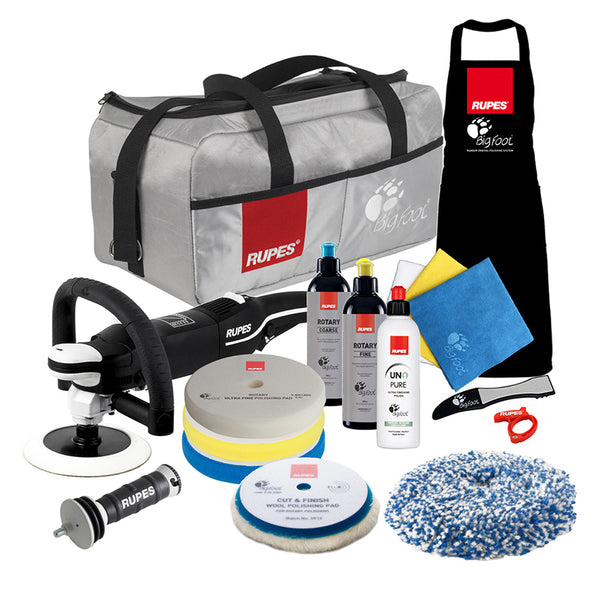 RUPES Rotary Polisher Bigfoot LH19E Complete Kit [LH19E/US/CMP] - Image 1