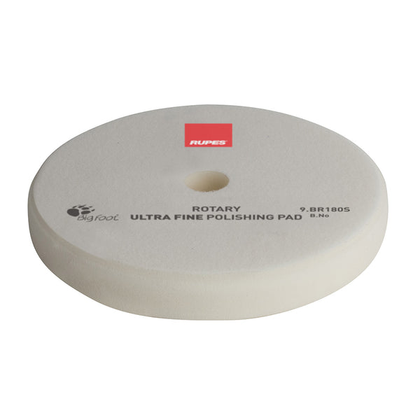 RUPES Rotary Ultra-Fine Polishing Foam Pad 155/160mm - White [9.BR180S] - Image 1