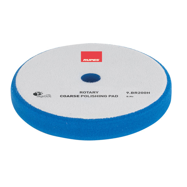 RUPES Rotary Coarse Polishing Foam Pad 175/180mm - Blue [9.BR200H] - Image 1
