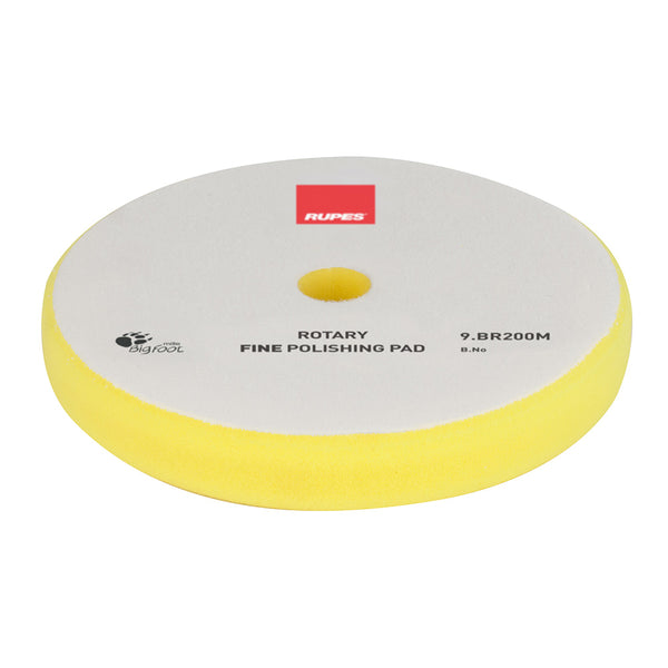 RUPES Rotary Fine Polishing Foam Pad 175/180mm - Yellow [9.BR200M] - Image 1