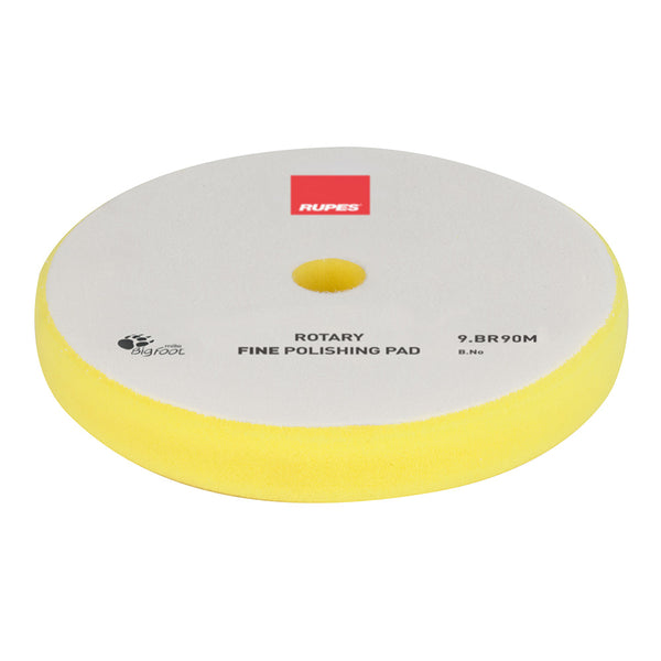 RUPES Rotary Fine Polishing Foam Pad 75/90mm - Yellow [9.BR90M] - Image 1