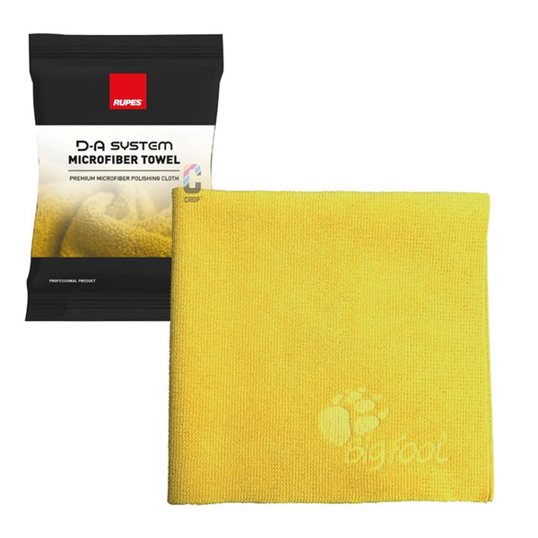 RUPES D-A System Microfiber Towel 16x16 - Yellow [9.BF9060] - Image 1