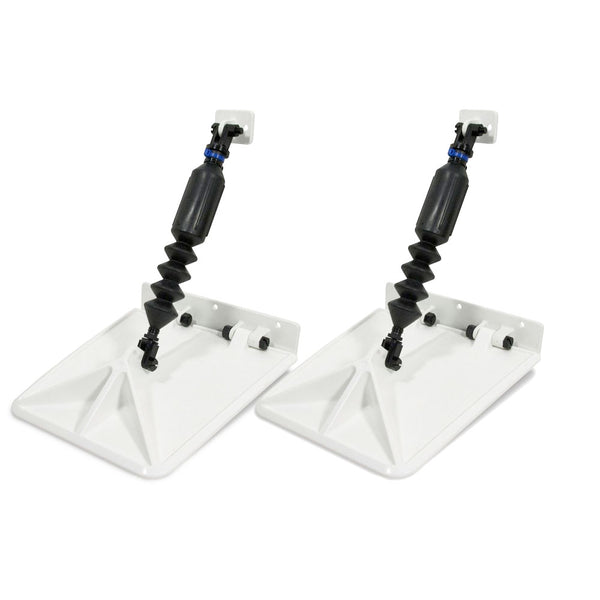 Smart Tabs SX Trim Tabs by Lectrotab 9.5 x 10 f/13'-15 Boat w/30 - 40HP - White [SXW9510-30] - Image 1