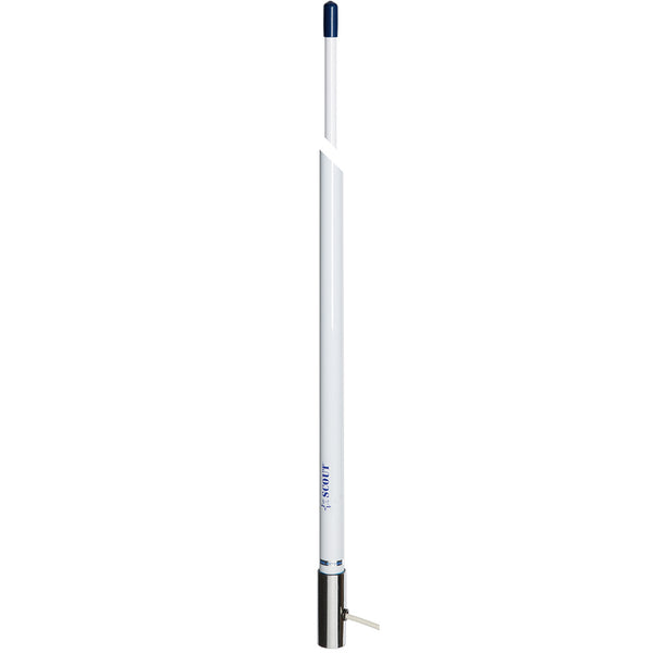Scout 8' White VHF Antenna 6dB Stainless Steel Ferrule w/5M RG-58 Coax Includes PL-259 KS-42 [PF AN NVHF00007T] - Image 2