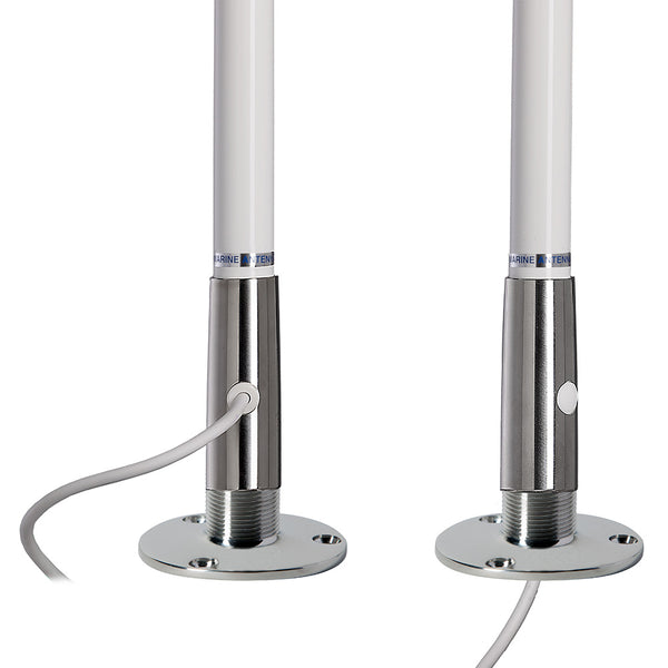 Scout Titan Series 4' White VHF Antenna 3dB Stainless Steel Ferule w/5M RG-58 Includes PL-259 [PF AN NVHF00044T] - Image 3