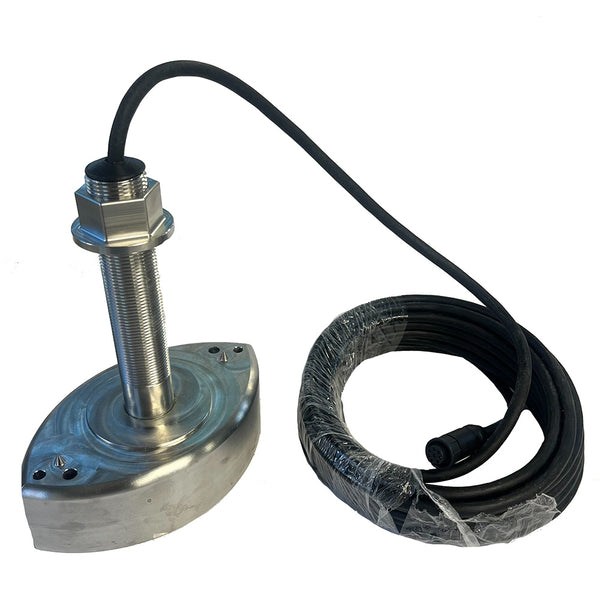 Echonautics ST180D 1kW Thru-Hull Stainless Steel Transducer - 50/200kHz [ST180D1KWCW] - Image 1