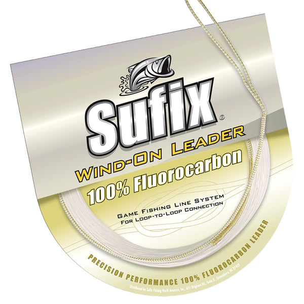 Sufix Wind-On 100% Clear Fluorocarbon Leader - 100lb - 11 yds [700-100F] - Image 1