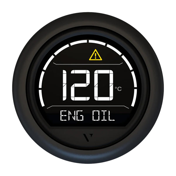 Veratron VL Digital 52 w/Round Black Bezel [B00205702] - Image 1