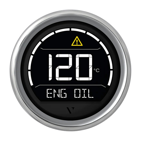 Veratron VL Digital 52 w/Round Chrome Bezel [B00205704] - Image 1
